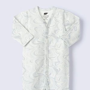 Monica & Andy On-the-Go one piece. Grey marble. 3-6 months.